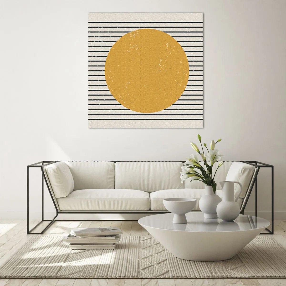 Glasbild - Bild auf glas - Die Kraft der Einfachheit - 50x50 cm