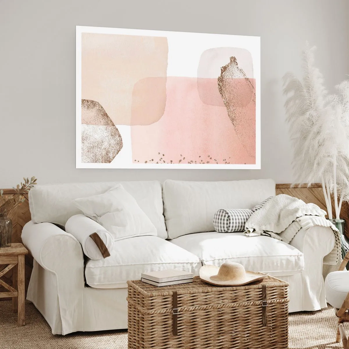 Poster - Ein Blick durch die Farbe - 50x40 cm