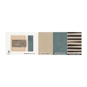 Fototapeten Muster Premium Sand - Alles ist in Ordnung - Abstraktion, Grafik, Minimalismus - 100x30 cm