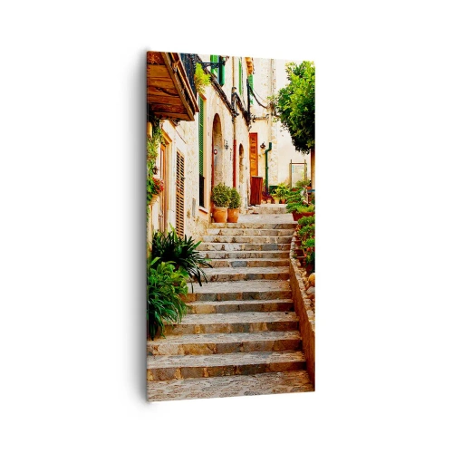 Bild auf Leinwand - Leinwandbild - Charme spanischer Feiertage - 65x120 cm