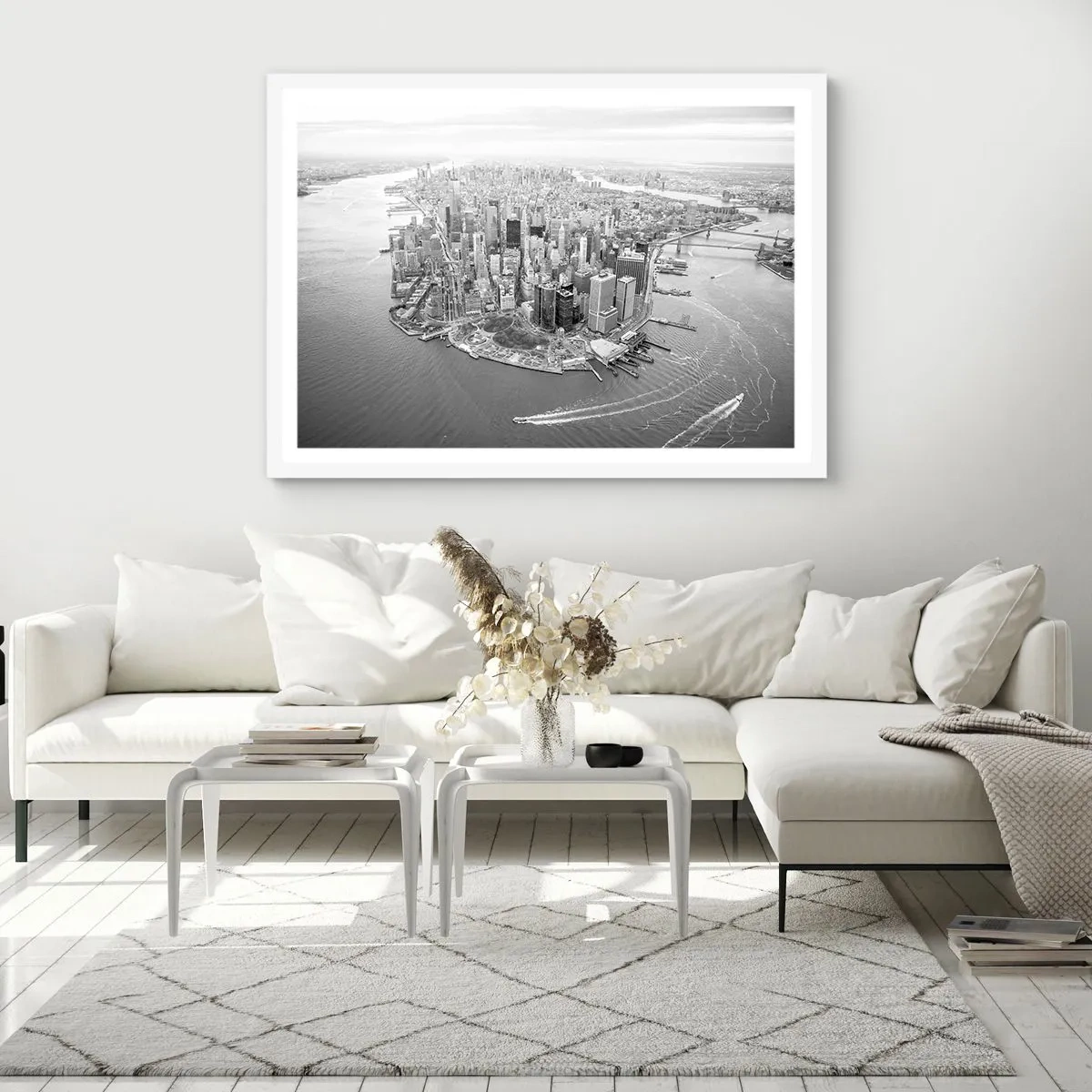 Poster in einem weißen Rahmen - Und wie kann es man nicht lieben? - 40x30 cm