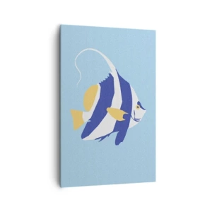 Bild auf Leinwand - Leinwandbild - Vermisse tropische Gewässer - 80x120 cm