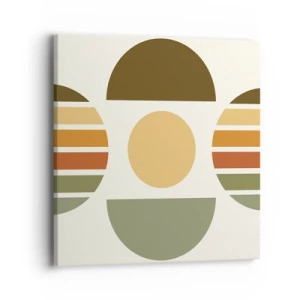 Bild auf Leinwand - Leinwandbild - In Erdtönen - 40x40 cm