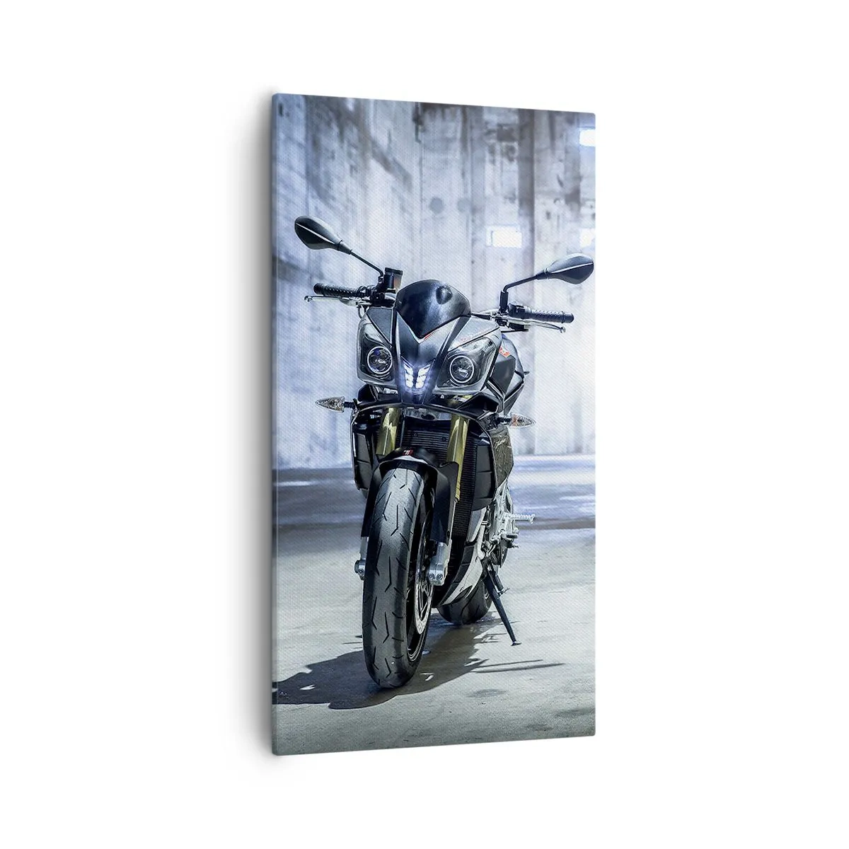 Bild auf Leinwand - Leinwandbild - Bevor der Motor brummt - 55x100 cm