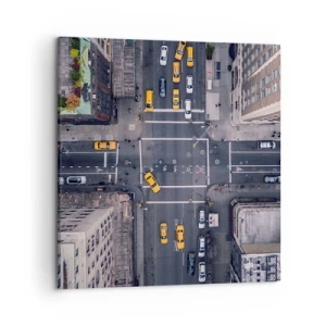 Bild auf Leinwand - Leinwandbild - Eine einfache Wahl - 50x50 cm