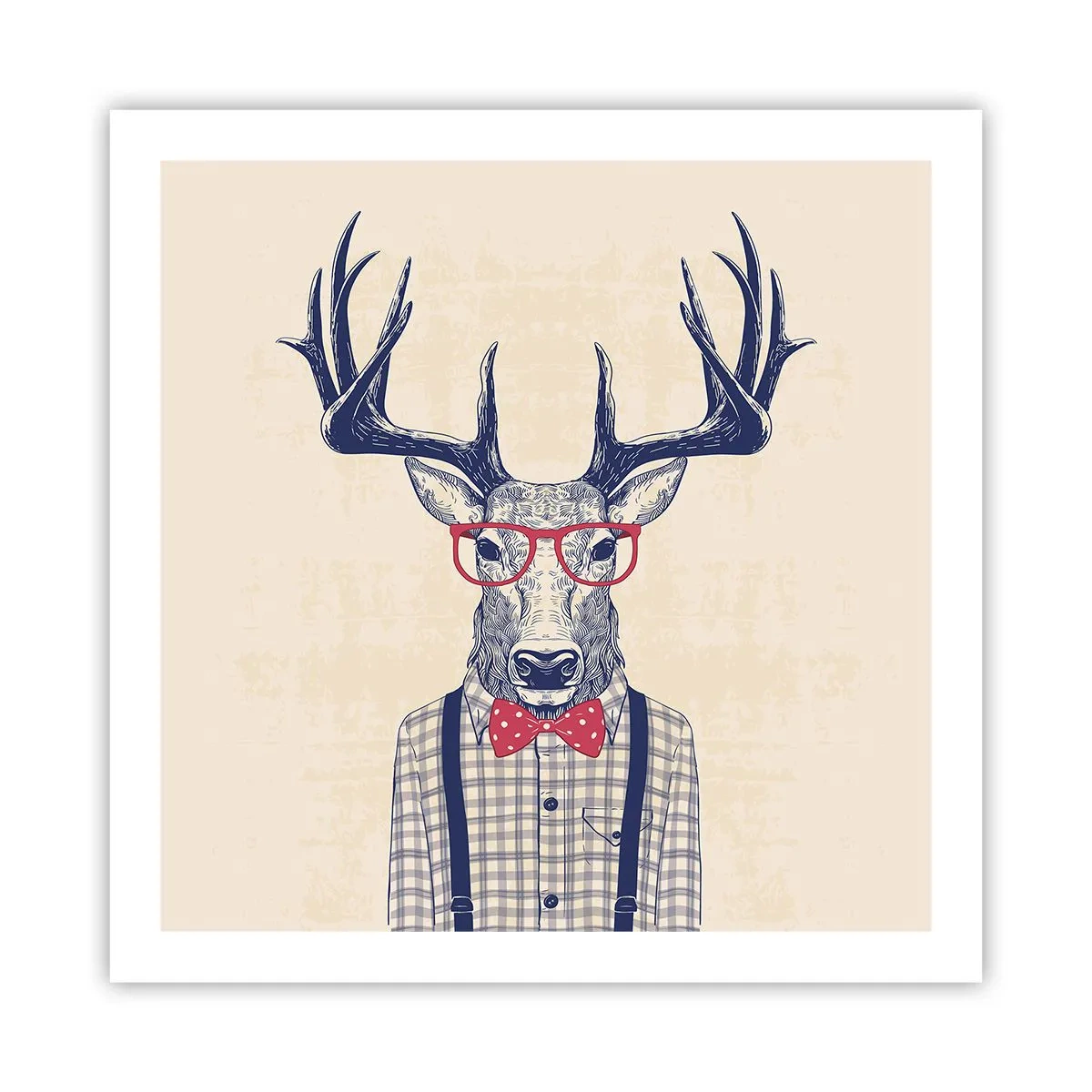 Poster - Eine lustige Extravaganz - 60x60 cm