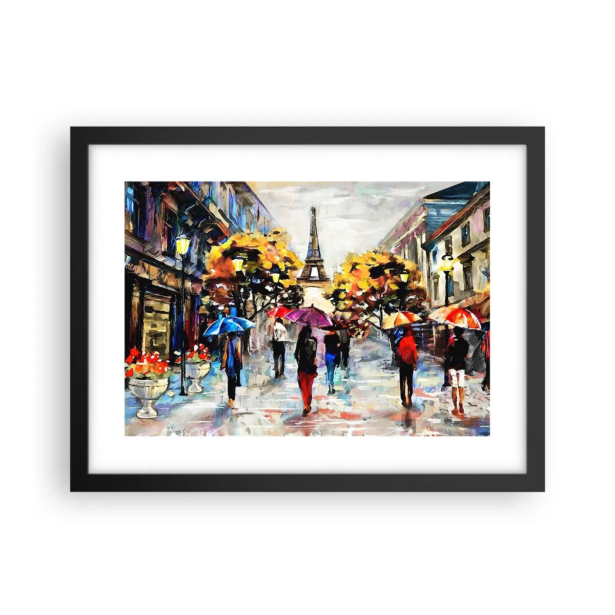 Poster in einem schwarzem Rahmen - Besonders schön im Herbst - 40x30 cm