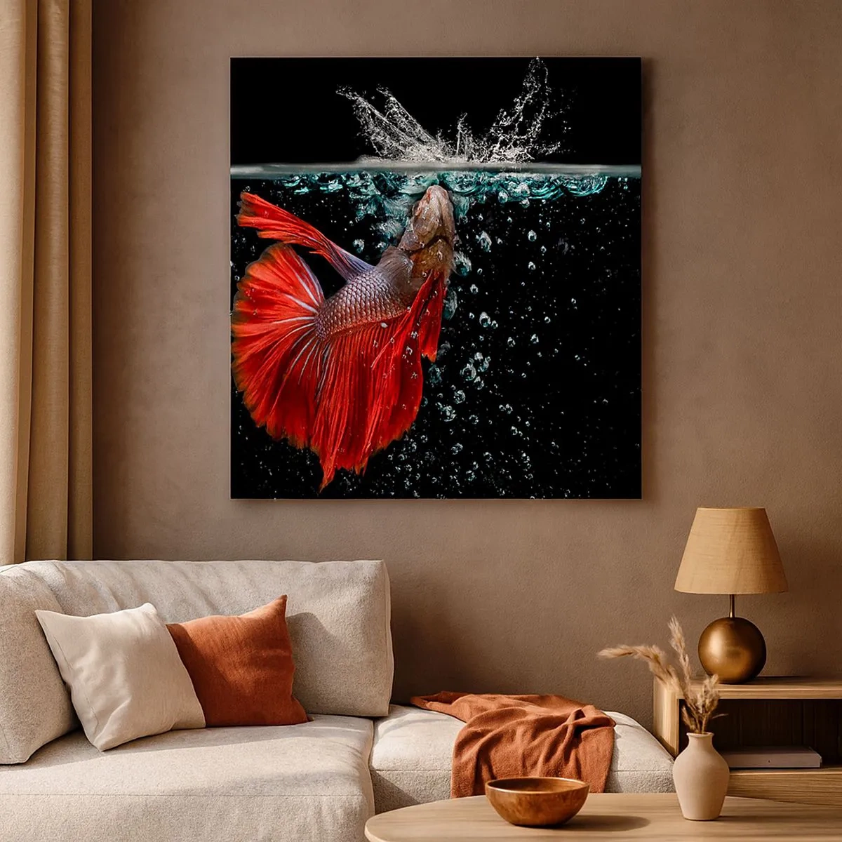 Bild auf Leinwand - Leinwandbild - Du hast drei Wünsche - 30x30 cm