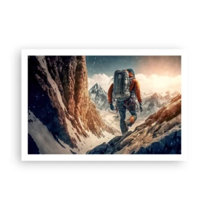 Poster - Einsamer Krieger - 91x61 cm