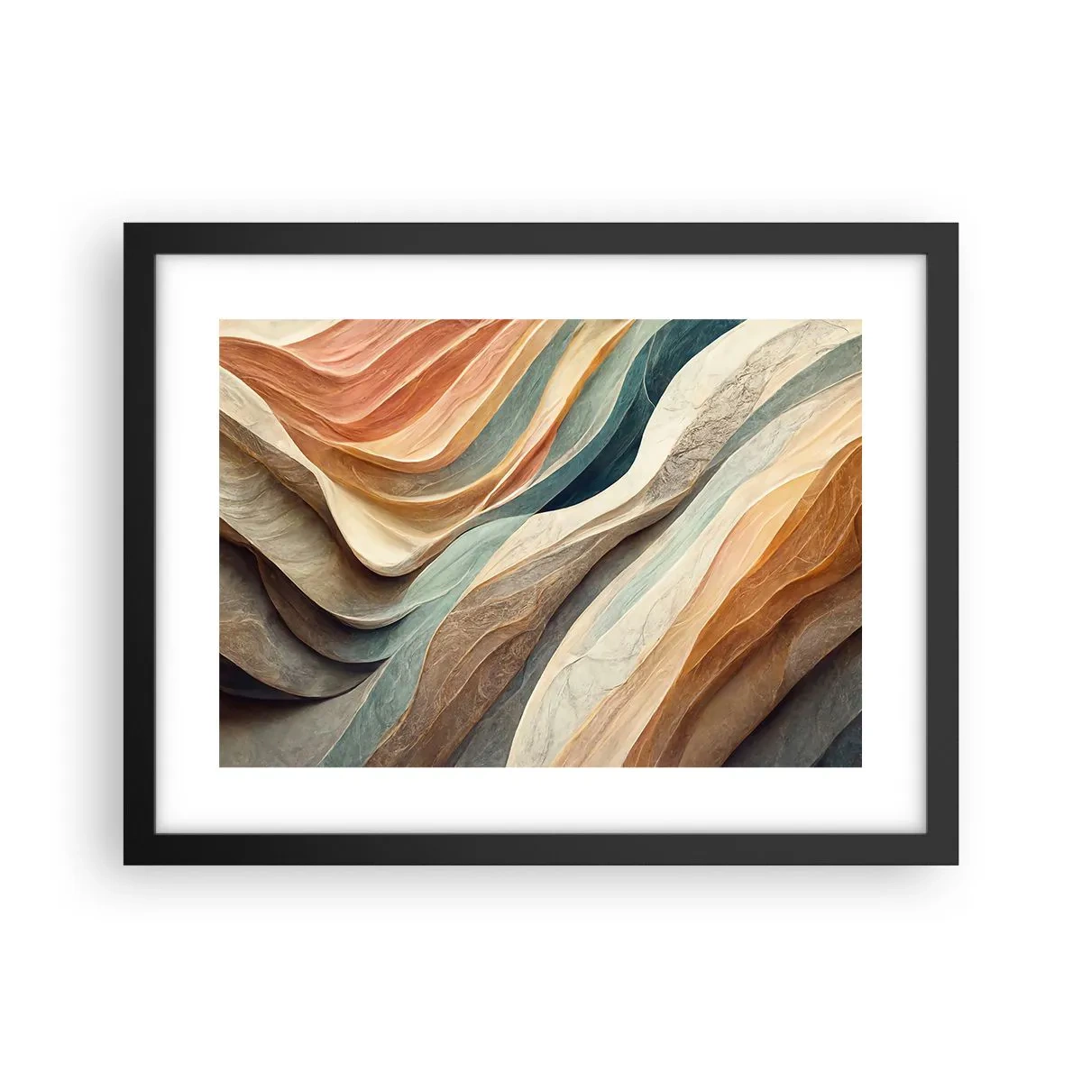 Poster in einem schwarzem Rahmen - Moment vor der Veränderung - 40x30 cm