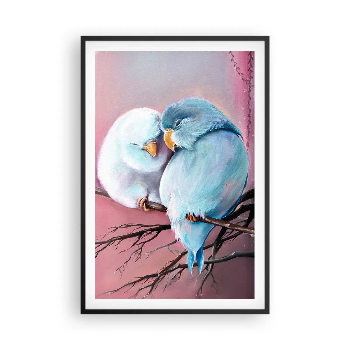 Poster in einem schwarzem Rahmen - Was kann ich hier hinzufügen? ... - 61x91 cm
