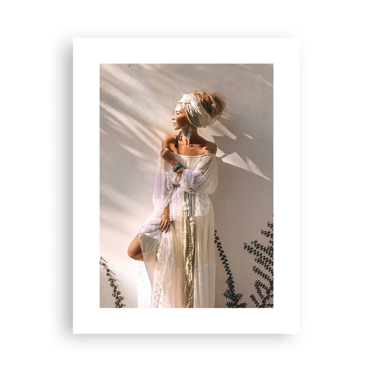 Poster - Die Sonne und das Mädchen - 30x40 cm