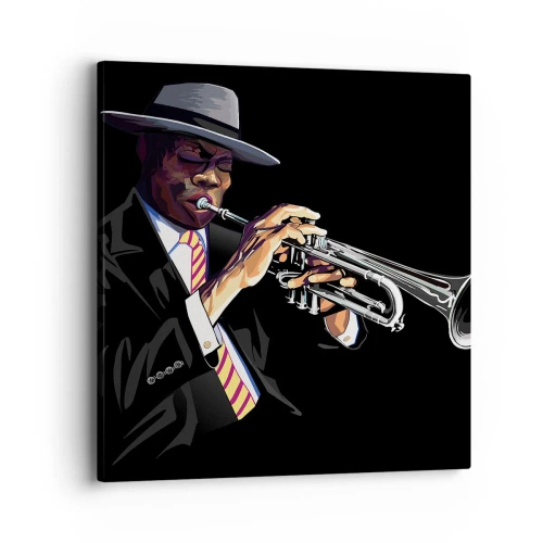 Bild auf Leinwand - Leinwandbild - Charme der alten Schule - 40x40 cm