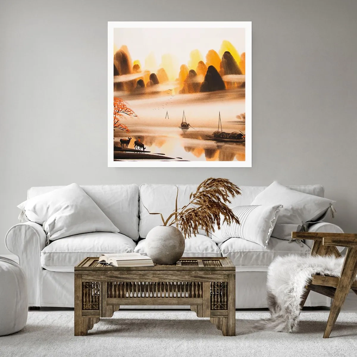 Poster - Weiter als im Fernosten - 50x50 cm