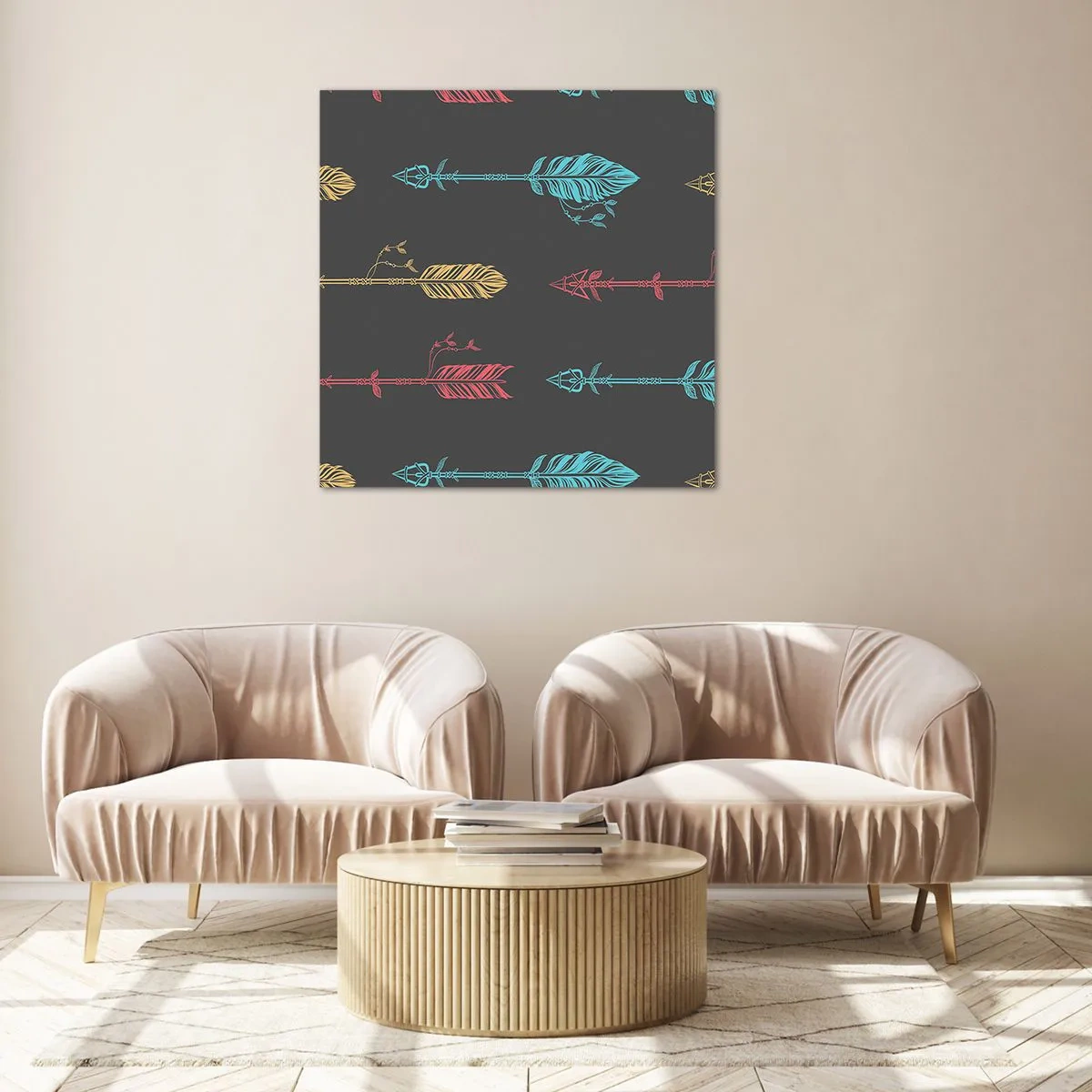 Glasbild - Bild auf glas - In der Verordnung - 40x40 cm