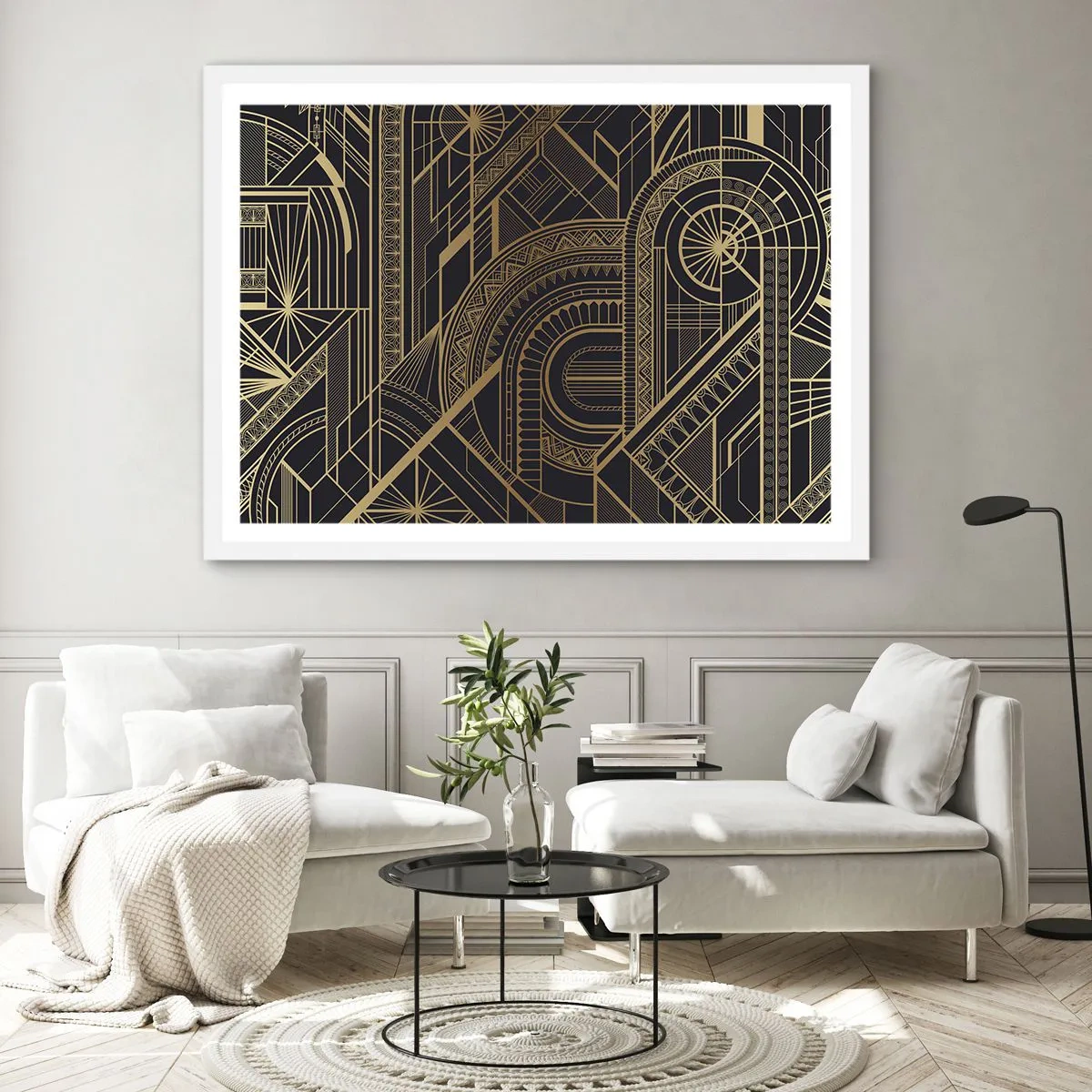 Poster in einem weißen Rahmen - Konzepte, Ideen, Pläne - 40x30 cm