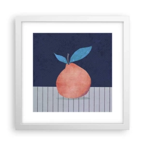 Poster in einem weißen Rahmen - Konvexität und Ebene - 30x30 cm