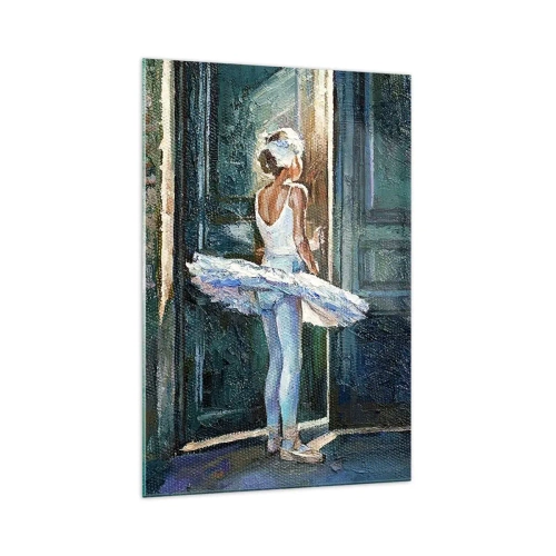 Glasbild - Bild auf glas - Vor der Show - 70x100 cm