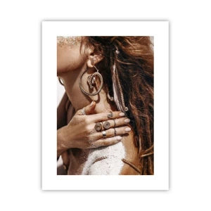 Poster - Königin des wilden Strandes - 30x40 cm