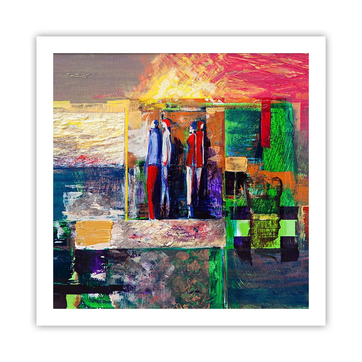 Poster - Beziehungen und Emotionen - 60x60 cm