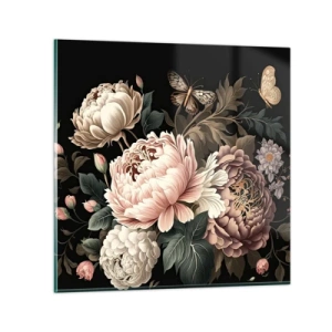 Glasbild - Bild auf glas - Im Barockstil - 50x50 cm