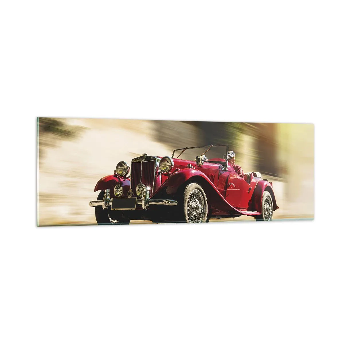 Glasbild - Bild auf glas - Schöner als Nike von Samothrake - 90x30 cm