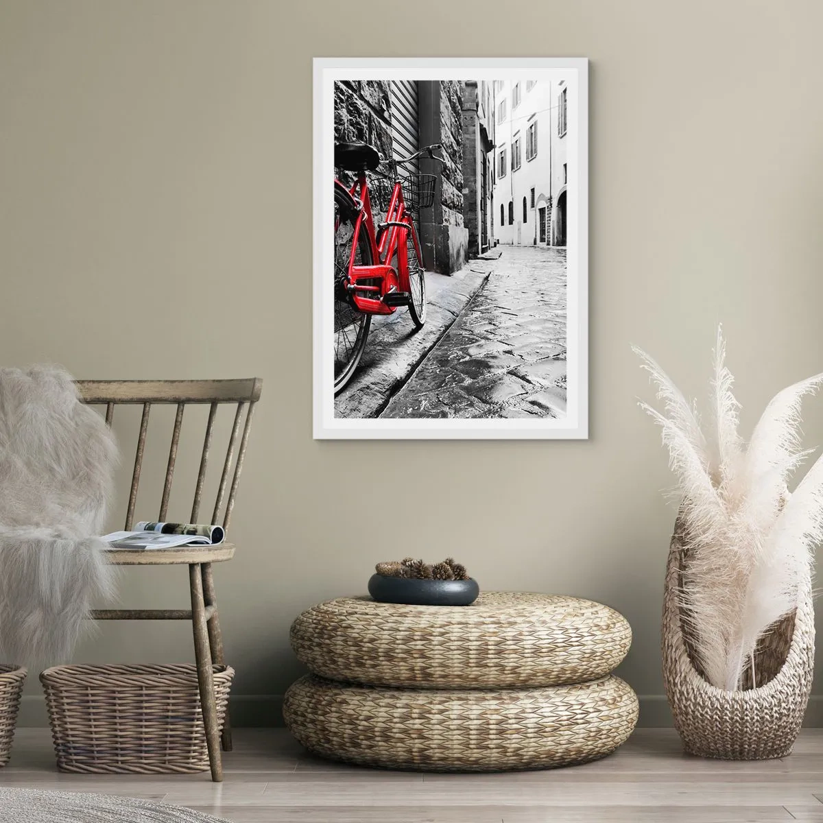 Poster in einem weißen Rahmen - Wahre Schönheit wird nicht alt - 30x40 cm