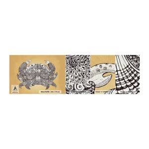 Fototapeten Muster Selbstklebend Deluxe Sticker - Geschichten von Mr. Krabs - Krabbe, Tiere, Zeichnung - 100x30 cm
