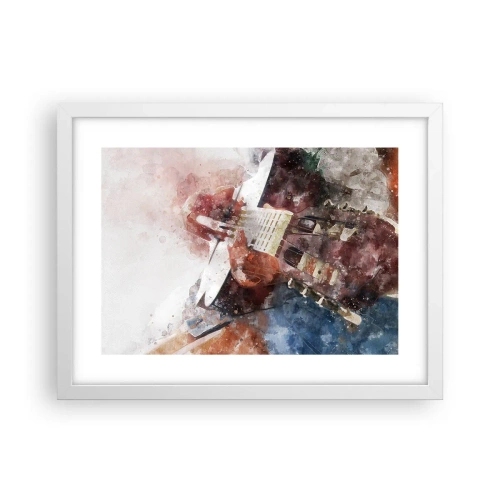 Poster in einem weißen Rahmen - Und was halten Sie davon? - 40x30 cm