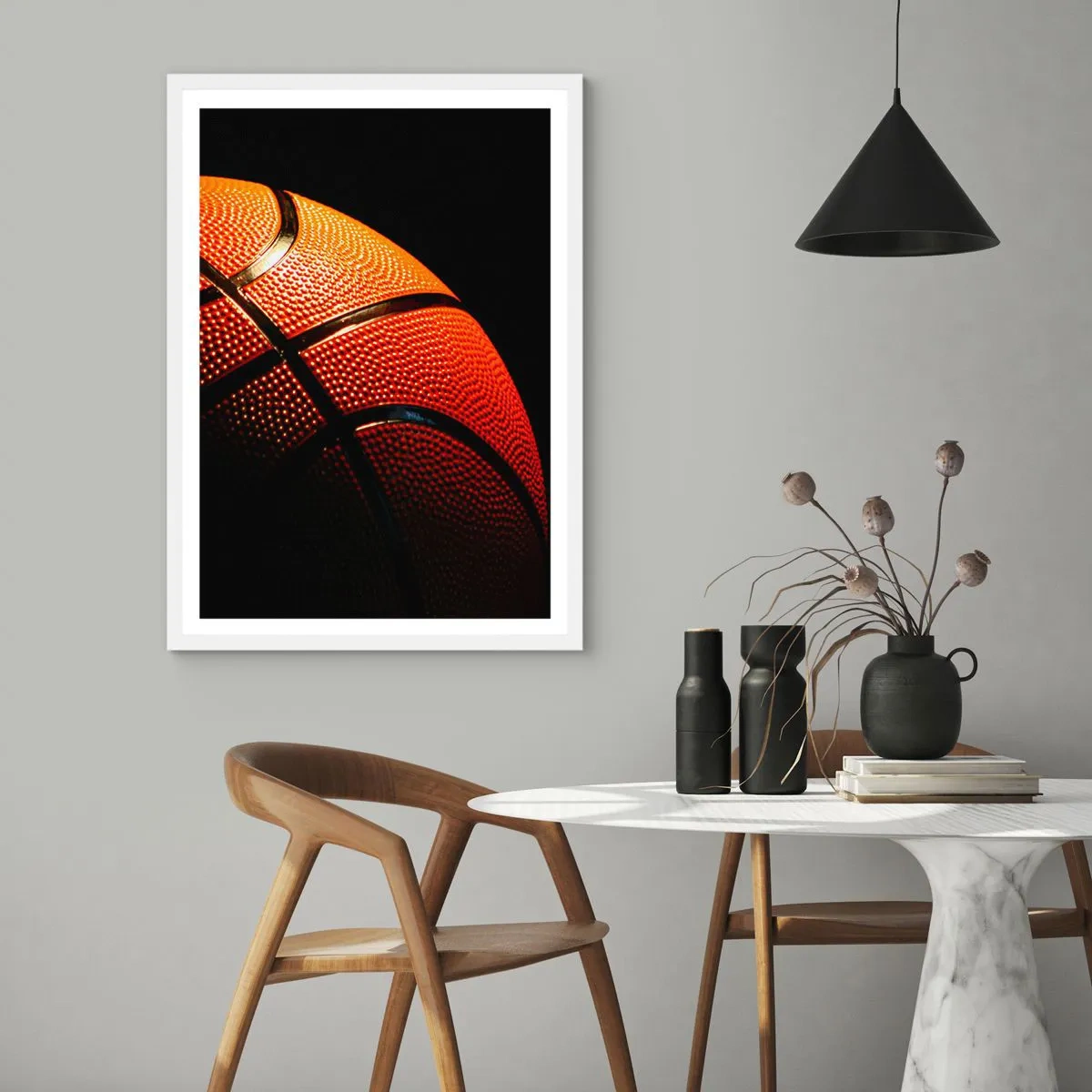 Poster in einem weißen Rahmen - Schön wie ein Planet - 70x100 cm