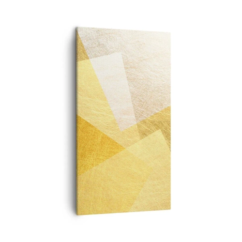 Bild auf Leinwand - Leinwandbild - Geometriewetter - 45x80 cm