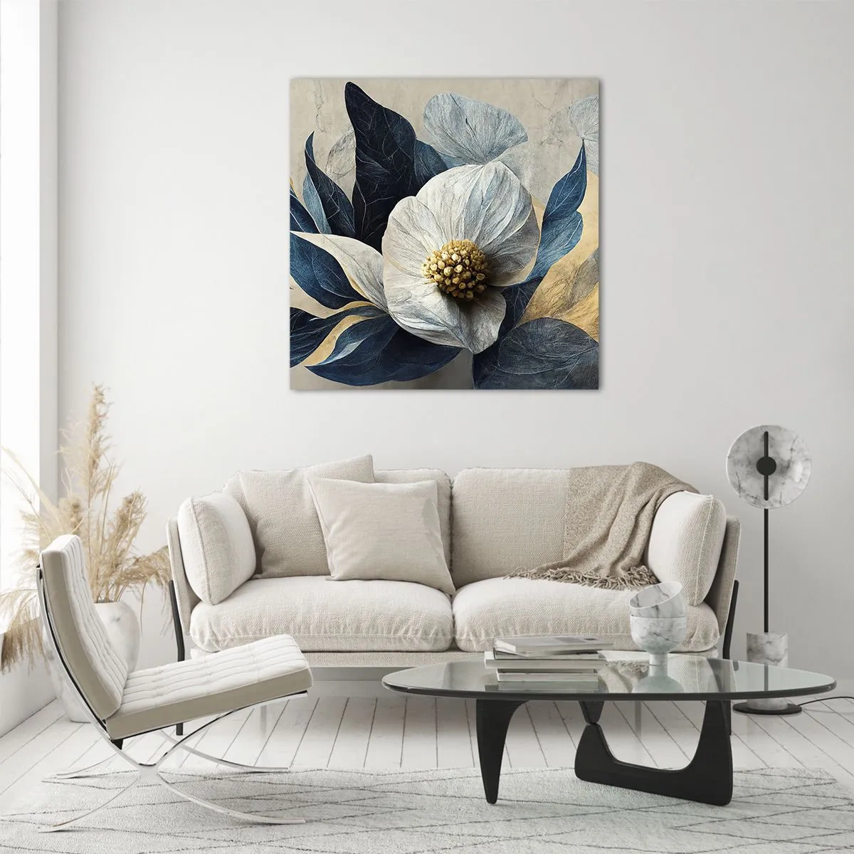 Glasbild - Bild auf glas - Er hat ein Herz aus Gold - 40x40 cm