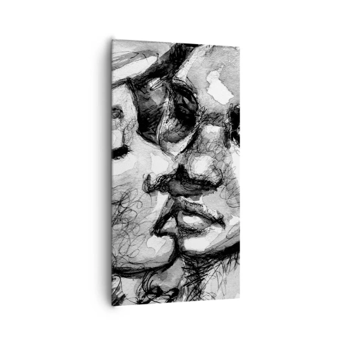 Bild auf Leinwand - Leinwandbild - Zärtlicher Moment - 65x120 cm