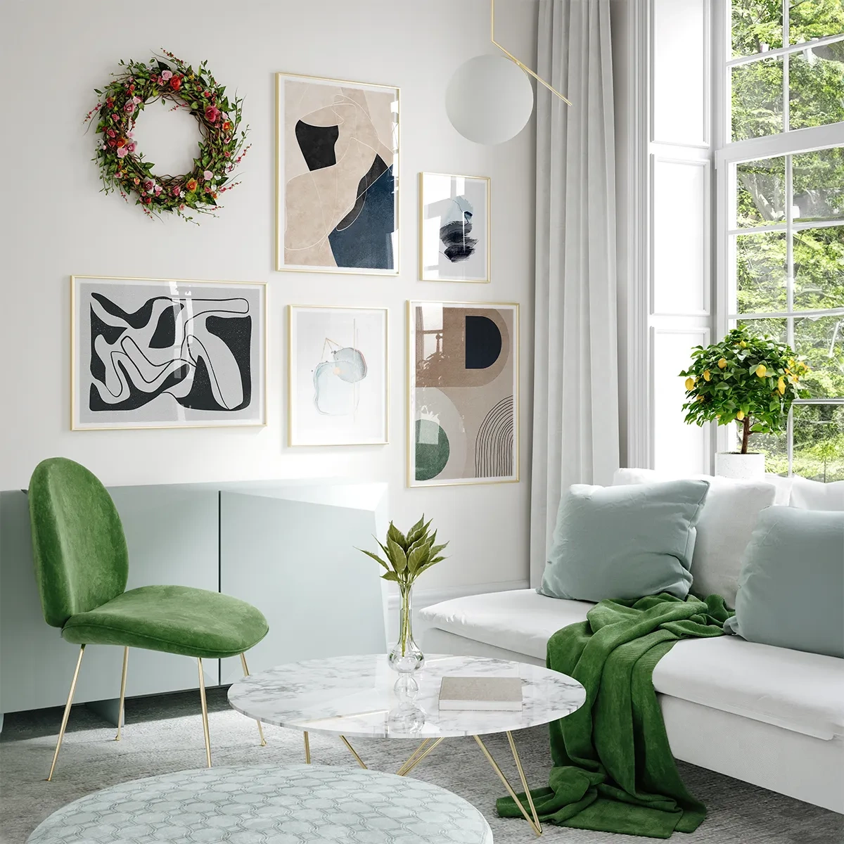 Glam home - Inspiration für das Wohnzimmer