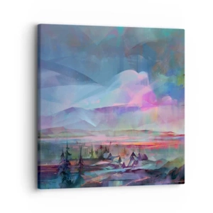 Bild auf Leinwand - Leinwandbild - Unter einem wohlwollenden Himmel - 30x30 cm