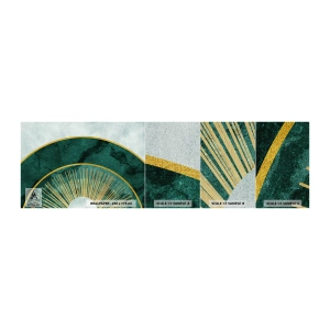 Fototapeten Muster Premium Sand - Anderes Sonnensystem - Art Deco, Modern, Abstraktion - 100x30 cm