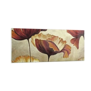 Glasbild - Bild auf glas - Weideland - 100x40 cm