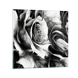 Glasbild - Bild auf glas - Immer Königin - 30x30 cm