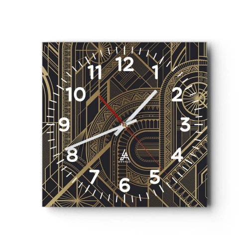Wanduhr - Glasuhr - Konzepte, Ideen, Pläne - 30x30 cm