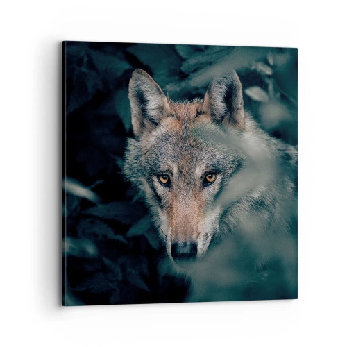 Bild auf Leinwand - Leinwandbild - Jäger - 70x70 cm