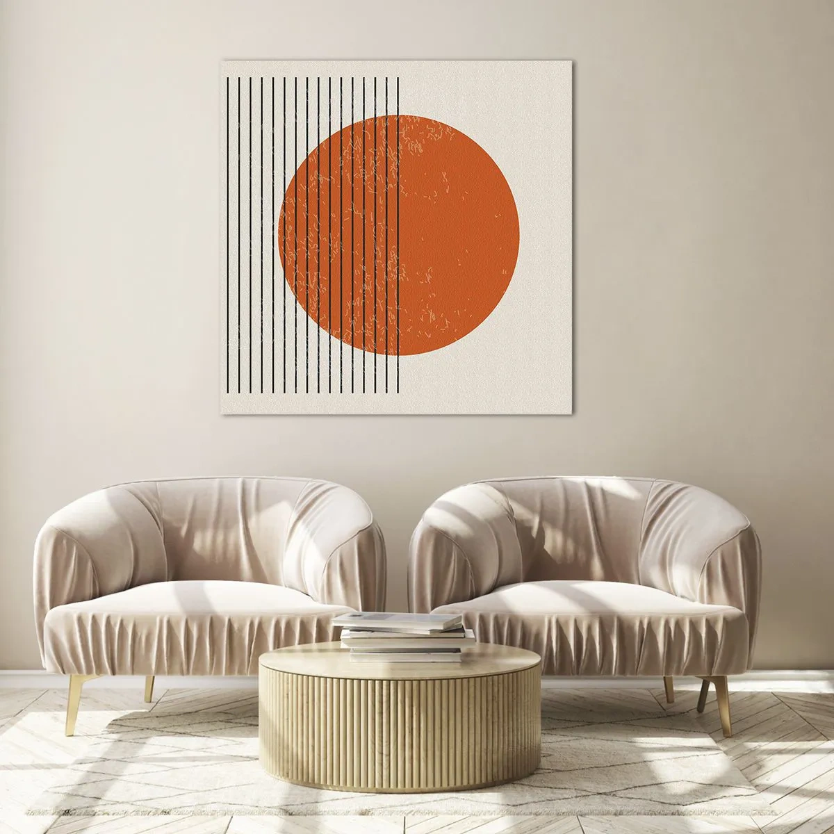 Glasbild - Bild auf glas - Immer die Sonne - 70x70 cm