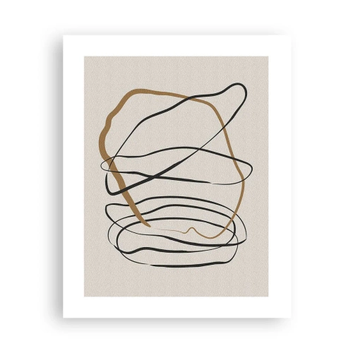 Poster - Komposition – Looptanz - 40x50 cm