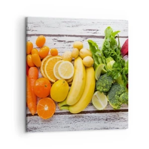 Bild auf Leinwand - Leinwandbild - Es ist nicht genug? - 50x50 cm