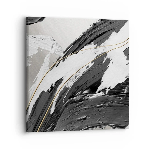 Bild auf Leinwand - Leinwandbild - Abstraktion in großem Stil - 30x30 cm