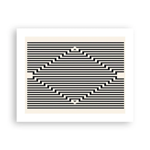 Poster - Geometrische Illusion - 50x40 cm