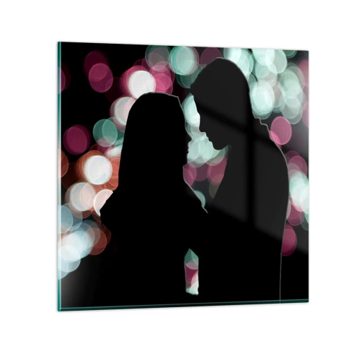 Glasbild - Bild auf glas - Jawohl! - 50x50 cm