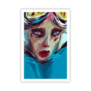 Poster - Strassenkämpferin - 61x91 cm