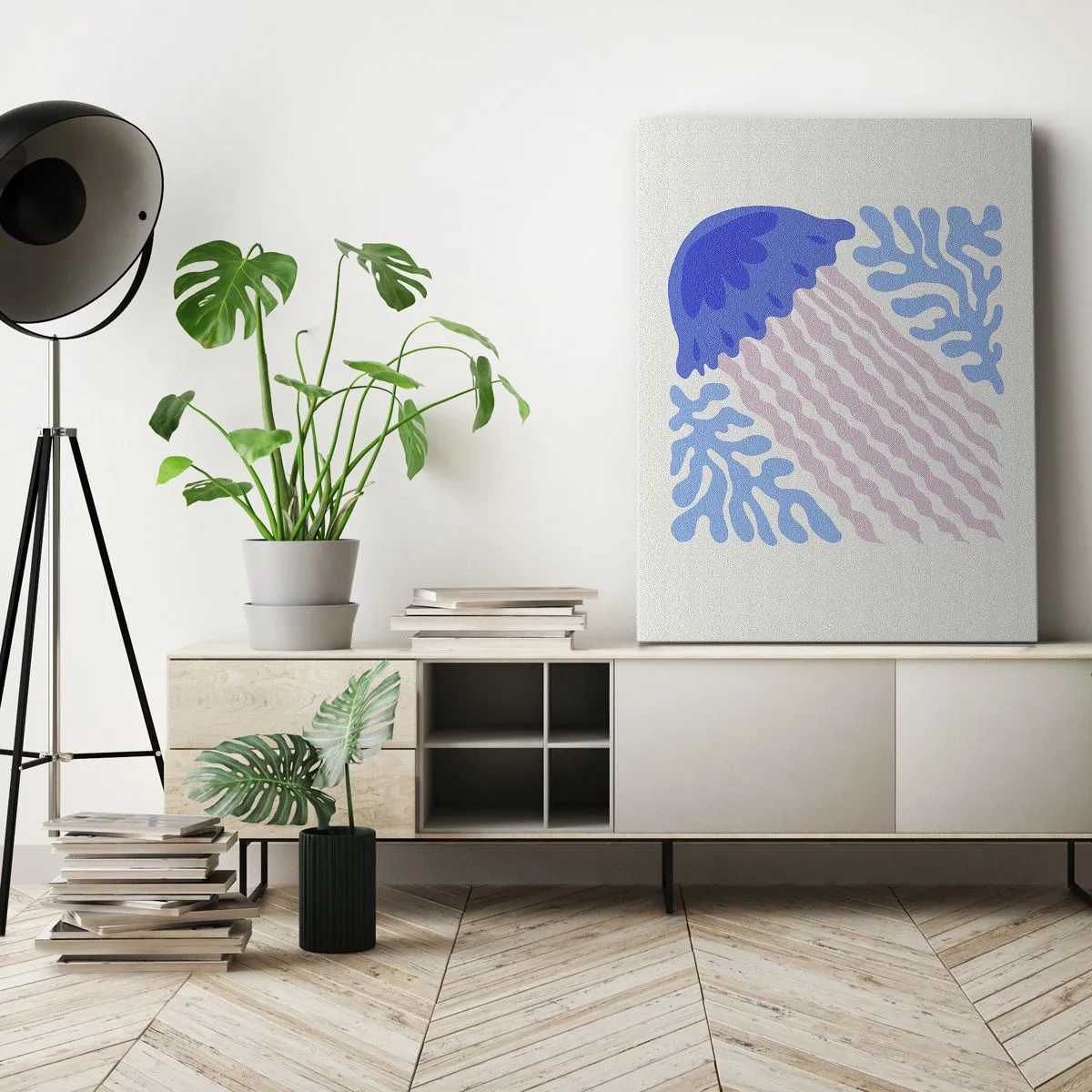 Bild auf Leinwand - Leinwandbild - Wie aus einer anderen Welt - 80x120 cm