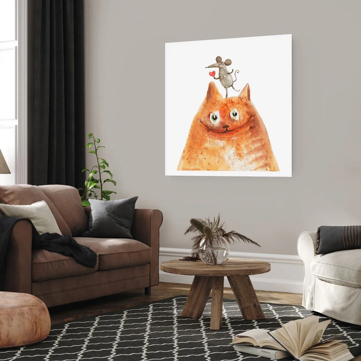 Poster - Paradoxien der Liebe - 50x50 cm