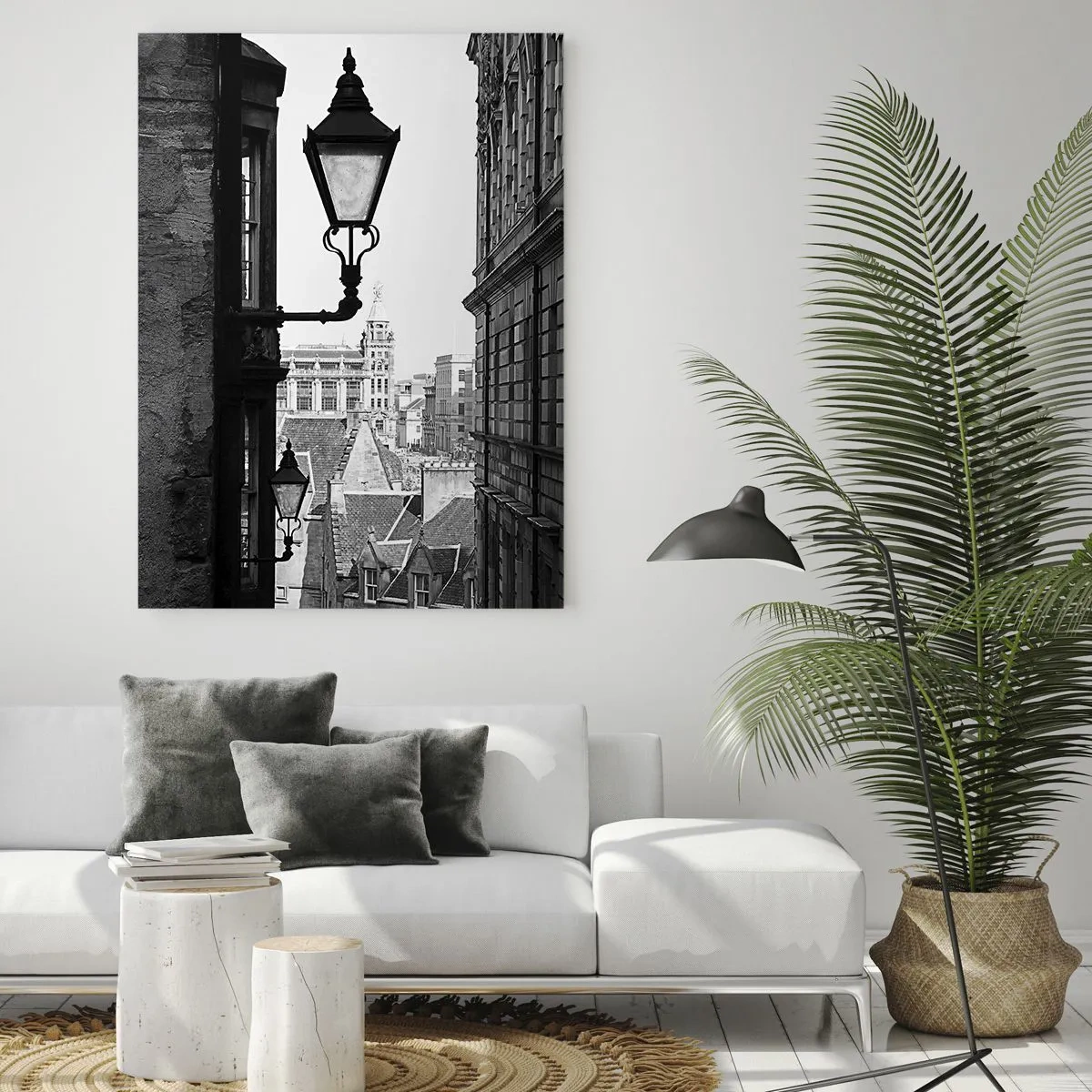 Glasbild - Bild auf glas - Die Edinburgh-Geschichte - 80x120 cm